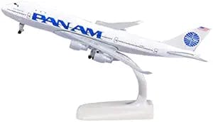 Aircraft Models 20cm for Pan Am 747 Airplane Model Pan Am World Airline Airplane Model Boeing 747 Dropshipping Flat Ornaments