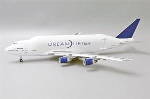 JC Wings for Boeing Company for Boeing 747-400(LCF) Flap Down N747BC with Stand Limited Edition 1/200 DIECAST Aircraft Pre-Built Model