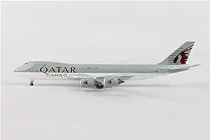 herpa Qatar Cargo for Boeing 747-8f A7-BGB 1/500 diecast Plane Model Aircraft