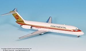 Flying High with the Continental DC-9-32 Red Meatball (1:200) Model Plane!