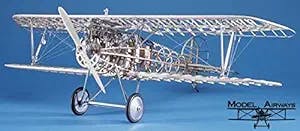 Model Expo Albatros D.Va Red Baron's WWI Fighter 1:16 Scale Wood&Metal Kit to Build