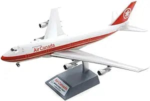 Inflight 200 AIR Canada for Boeing 747-100 C-FTOC with Stand Limited Edition 1/200 DIECAST Aircraft Pre-Built Model