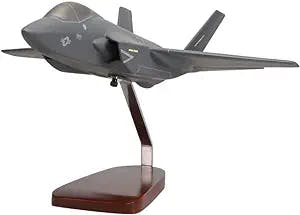 High Flying Models Lockheed Martin F-35C® JSF/CV U.S. Navy Limited Edition Large Mahogany Model