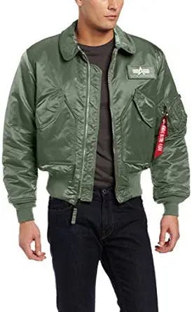 Fly High in Style with the Alpha Industries Men's CWU 45/P Flight Jacket!