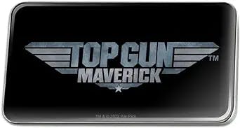 Top Gun: Maverick Logo Metal Rectangle Lapel Hat Pin Tie Tack Pinback