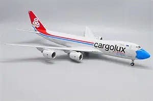 Unboxing the JC Wings CARGOLUX for Boeing 747-8F LX-VCF with Stand Interact