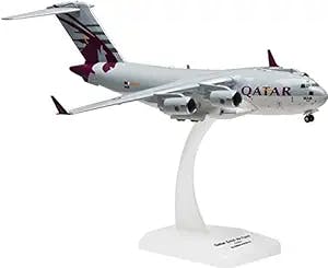 Hogan Wings 1-200 Commercial Models HG7075 Hogan Qatar Emiri Air Force C-17 1-200 Special Livery