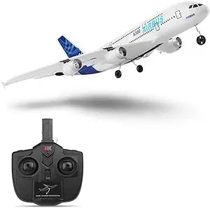 OZELS 3 Channel Remote Control Airplane Ready to Fly Rc Planes for Adults, Easy & Ready to Fly, Great Gift Toy for Adults or Advanced Kids, Upgraded with Propeller Saver