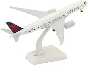 20cm Solid Alloy Aircraft Model Airbus A350-900 Delta Airlines Gift Gift Ornaments and Landing Gear Wheel Children's Toy Adult