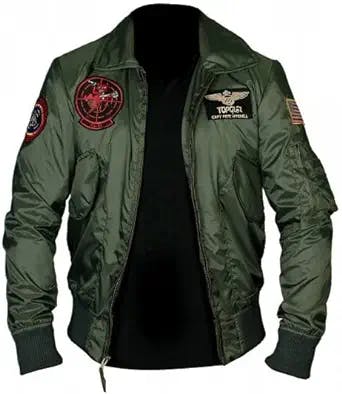 Tom Cruise Bomber Jacket, Top Jacket For Men, Maverick Leather jacket, WWII Bomber Jacket, Flight Jackets