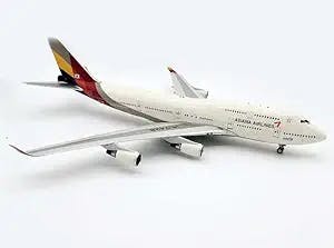 JFOX for Boeing 747-48E ASIANA Airlines HL7428 with Stand Limited Edition 1/200 DIECAST Aircraft Pre-Built Model