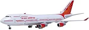 Airplanes Diecast Models 47 Cm B747 Fit Fit Fit Fit Fit for Air India Airplane Model with Lights and Wheels 1 150 Scale Resin Airplane Hobbies Pre-Built Jets Toys Kits