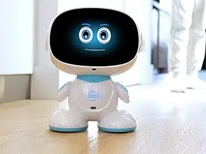 Misa Blue Next Generation KidSafe Certified Programmable Family Robot, Multi Function Smart Home Educational Walking Robot Toy, STEM Smart Learning Companion, Multilingual Personal Assistant, Gift