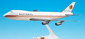 Flight Miniatures National Airlines 1967 Boeing 747-100/200 1:250 Scale REG#N77772 Display Model with Stand