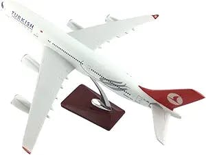 HATHAT Alloy Resin Collectible Airplane Models for:Airline 45-47cm Boeing 747 Airline Model Airplane Airplane Toy Decoration Collection 2023 2024