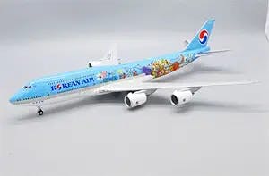 JC Wings Korean AIR for Boeing 747-8I HL7630 with Stand Limited Edition 1/200 DIECAST Aircraft Pre-Built Model