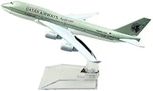 24-Hours Qatar Airways Company Q.C.S.C. B747 Alloy Metal Models Birthday Gift Plane Models Toys