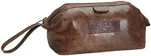 Pilot Wings Soft Leather Shave Kit Toiletry Bag