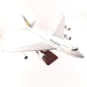 REELAK Die-cast Alloy Fighter for: Airline 45-47 Boeing 747 Philippine Aircraft Model Aircraft Model Simulation Aircraft Die Casting Model Propeller Twin Turbofan