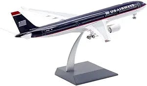 HATHAT Alloy Resin Collectible Airplane Models for: 1 200 Scale A330-300 N678US Airways Airlines Aircraft Model Cast Natural Resin Alloy Aircraft Decoration Collection 2023 2024