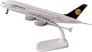 HINDKA Pre-Built Scale Models for Lufthansa Boeing 747 B747 Airbus A380 Aircraft die Casting Model 20 cm Mini Airplane