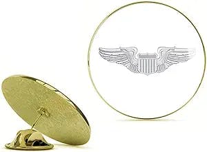 HOF Trading US Air Force Pilot Wings Gold Lapel Pin Tie Suit Shirt Pinback