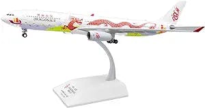 HATHAT Alloy Resin Collectible Airplane Models for: Dragonair A330-300 B-HWG 20th Anniversary Hualong 1 200 Scale Alloy Aircraft Decoration Collection 2023 2024