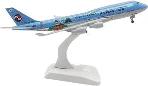Aircraft Models 20cm Fit for Aviation Boeing 747 B747 Aviation Airplane Model with Wheels Landing Gear Miniature Decoration Graphic Display