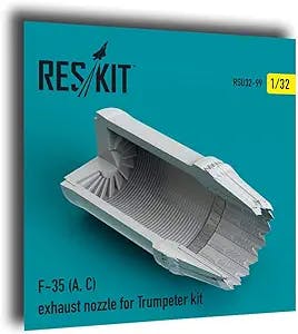 The Reskit RSU32-0099 - 1/32 - F-35 (A, C) Exhaust Nozzle for Trumpeter kit