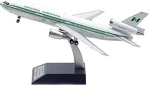 HATHAT Alloy Resin Collectible Airplane Models for: Die Casting 1 200 Scale Nigerian Airlines DC-10-30 5N-ANN Alloy Aircraft Model Decoration Collection 2023 2024