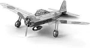 Metal Earth Mitsubishi Zero Fighter Airplane 3D Metal Model Kit Fascinations