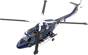 Pre-Built Finished Model Aircraft 1: 72 Royal for Navy Mk3 Helicopter Model Simulated Finished Ornament 37093 Static Aircraft Model Replica Airplane Model