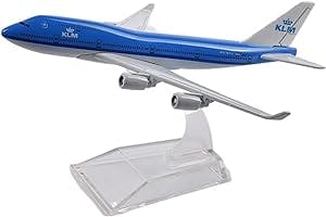 HATHAT Alloy Resin Collectible Airplane Models for 16cm KLM 747 Plane Aircraft 1 400 Scale Airplane Model Dutch Airlines Gift Collection Decoration Collection 2023 2024