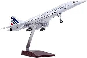 Exhibition Alloy Gifts 1/125 Scale France Airline Plane Concorde Air Airplane Model Toy Maßstab des Diecast-Modells