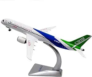 APLIQE Aircraft Models 1/120 Scale Alloy Aircraft Fit for C919 Commercial Aircraft Model Miniature Model Building Collection Model Graphic Display