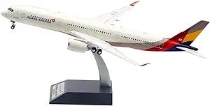 Alloy Resin Collectible Airplane Models for: Die Casting 1 200 Scale Asiana Airlines Airbus A350-900 HL7771 Alloy Aircraft Model Decoration Collection 2023 2024