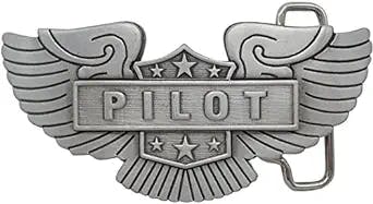 Buckle Up, Pilots! Get Ready to Take Off with this Pilot Wings Belt Buckle!