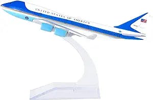24-Hours The Air Force One 747Alloy Metal Model Aircraft Birthday Gift Plane Models Chiristmas Gift 1:400