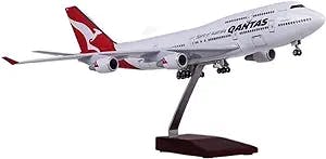 Exhibition Alloy Gifts 1/150 Scale 47CM Airplane 747 B747 QANTAS Airline Model Maßstab des Diecast-Modells