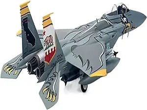 HINDKA Pre-Built Scale Models 1 72 for Air Force USA F15 F-15C Eagle Fighter Air Force Die Casting Aircraft Model Toy Mini Airplane (Color : A)
