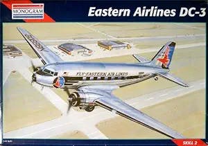 MONOGRAM 1:48 Eastern Airlines DC-3 Model Kit (Skill level 2)