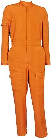 X-Wing Rebel Fighter Pilot Cosplay Costume Orange Jumsuit Only