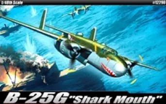 Academy B-25G "Shark Mouth" Airplane Model Building Kit