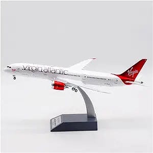 HATHAT Alloy Resin Collectible Airplane Models Die Casting 1: 200 Scale Virgin Atlantic B787-9 G-VMAP Alloy Aircraft Model Decoration Collection 2023 2024