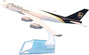 Airplanes Diecast Models 16cm for Air Ups Airline Boeing 747 B747-400 Aircraft Model Gift Hobbies Pre-Built Jets Toys Kits