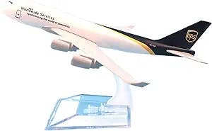 HATHAT Alloy Resin Collectible Airplane Models for:Airline Airplane Boeing 747 Airplane Model 1:400 Die Cast Natural Resin Airplane Toy Decoration Collection 2023 2024