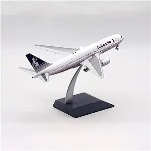 HATHAT Alloy Resin Collectible Airplane Models for B767-200 G-BRIF Britannia Airlines Aircraft Airplane 1 200 Scale Model Display Collection Decoration Collection 2023 2024