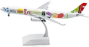 The HATHAT Alloy Resin Collectible Airplane Models for Portugal TAP Airline