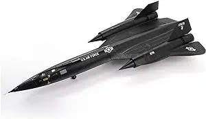 HATHAT Alloy Resin Collectible Airplane Models for: die cast 1 72 Scale SR-71 spy Plane SR71 Realistic Natural Resin Airplane Model Toy Airplane Decoration Collection 2023 2024