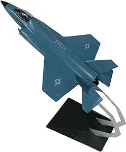 predolo 1/72 Model Aircraft F35 Fighter High Simulated Plane Ornament Aviation Collectibles Miniatures Airplane for Bedroom Birthday Gifts Decor